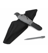 Art. 57/S cornacchia grigia in volo ali in microfibra g.180